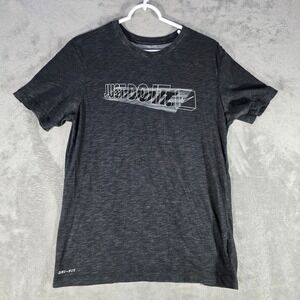Nike Dri-FIT T-Shirt Just Do It Graphic Tee Athletic Top Mens‎ Small